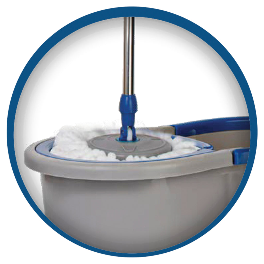 MOP Giratório 8L Cesto INOX