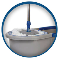 MOP Giratório 8L Cesto INOX