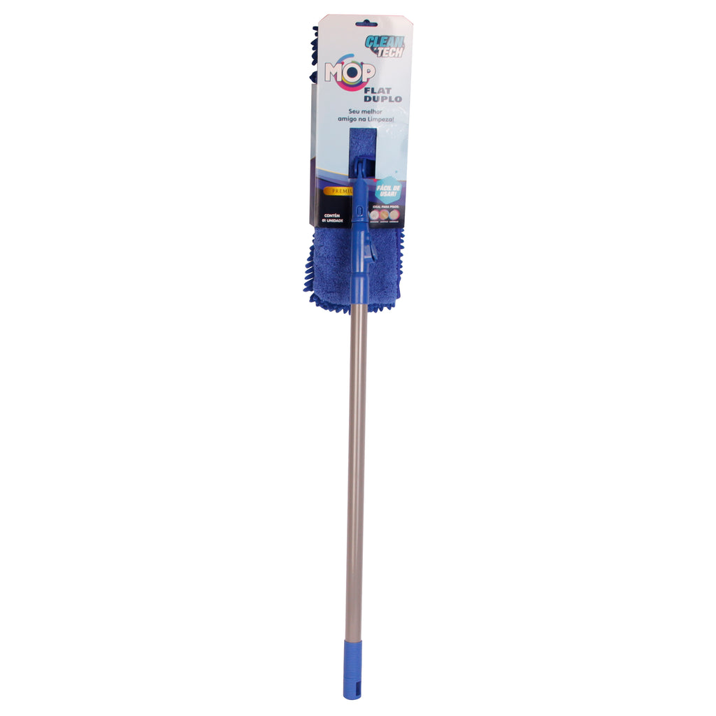 Esfregão Flat Cabo Extensor Flexível 42*14*85cmL