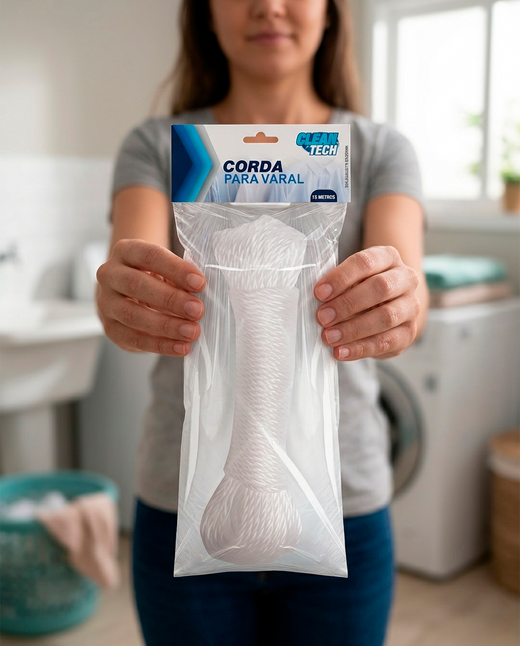 Corda para Varal 15m 3mm
