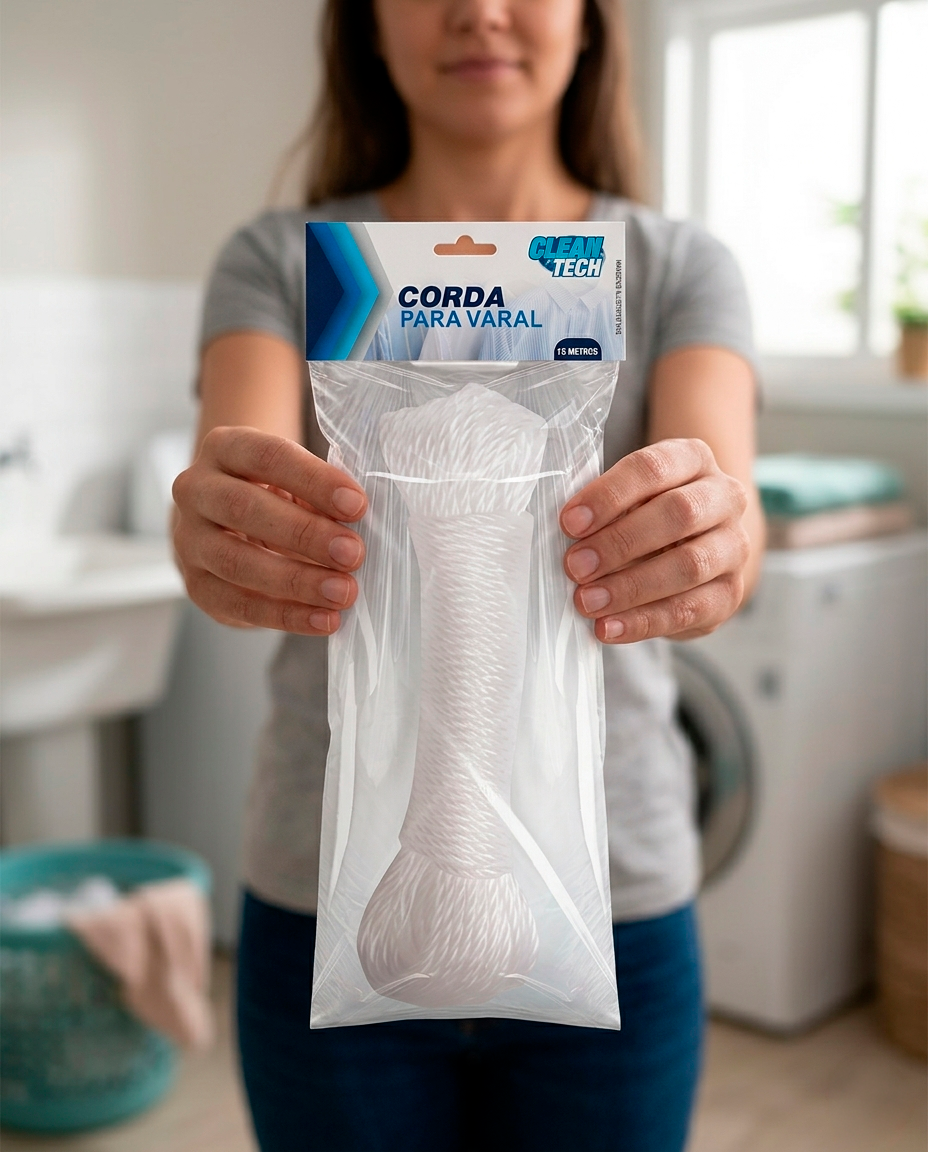 Corda para Varal 15m 3mm