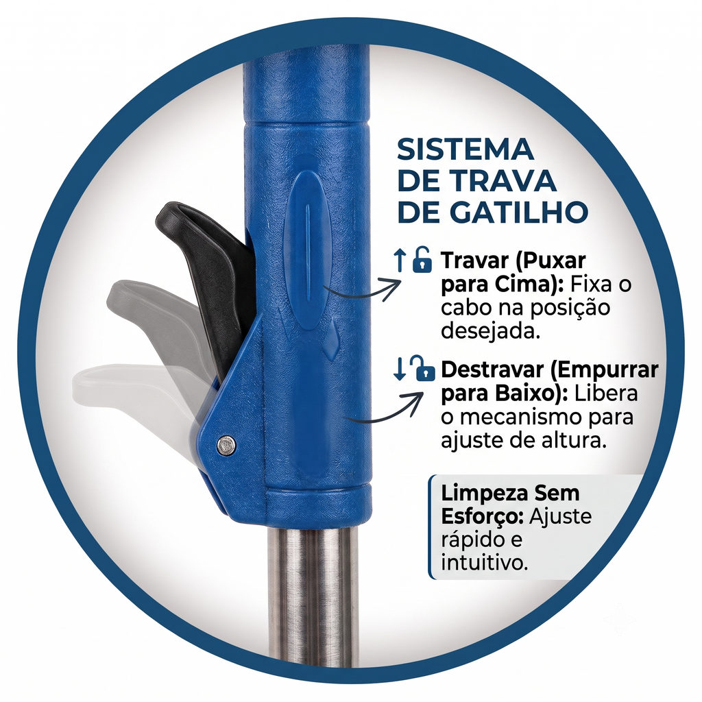 Mop giratório 13L Plástico