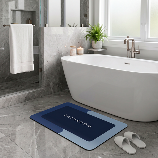 Tapete para Banheiro Retangular Premium 38x57cm