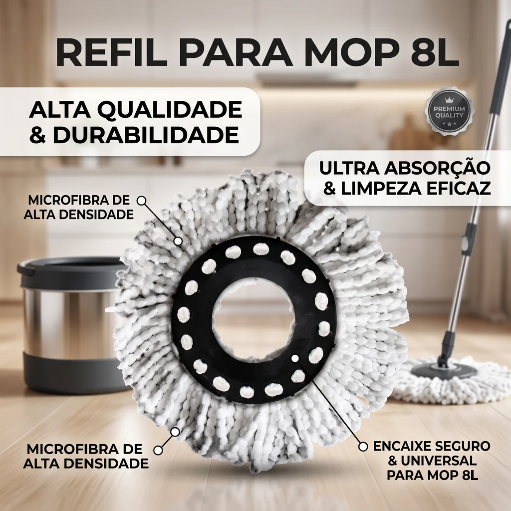 Refil para MOP GIRATÓRIO 8L