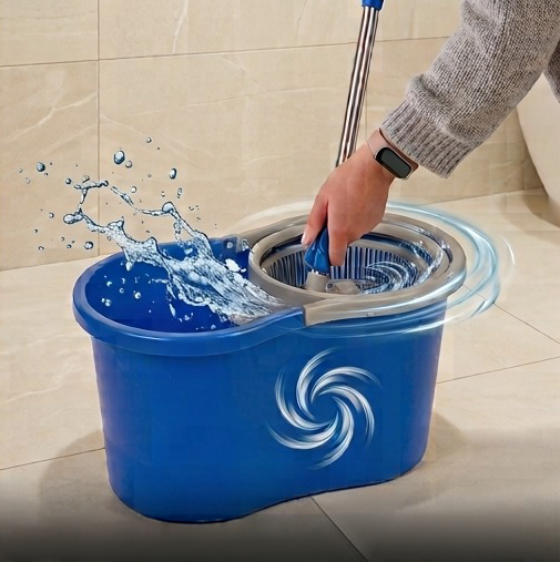Mop Giratório 8L Cesto Plastico