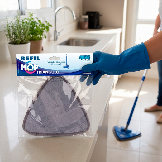 Refil MOP Triangulo 25*25 CM