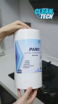 Rolo Pano Ultra Absorve 100 Folhas 25X30cm